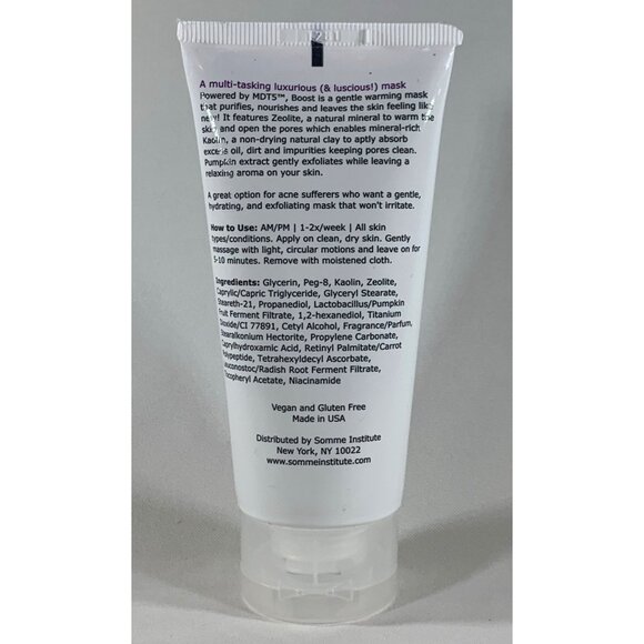 Somme Institute Boost Warming Anti-Aging Mask 3 oz Full Size Sealed Purifies NEW - Picture 4 of 6